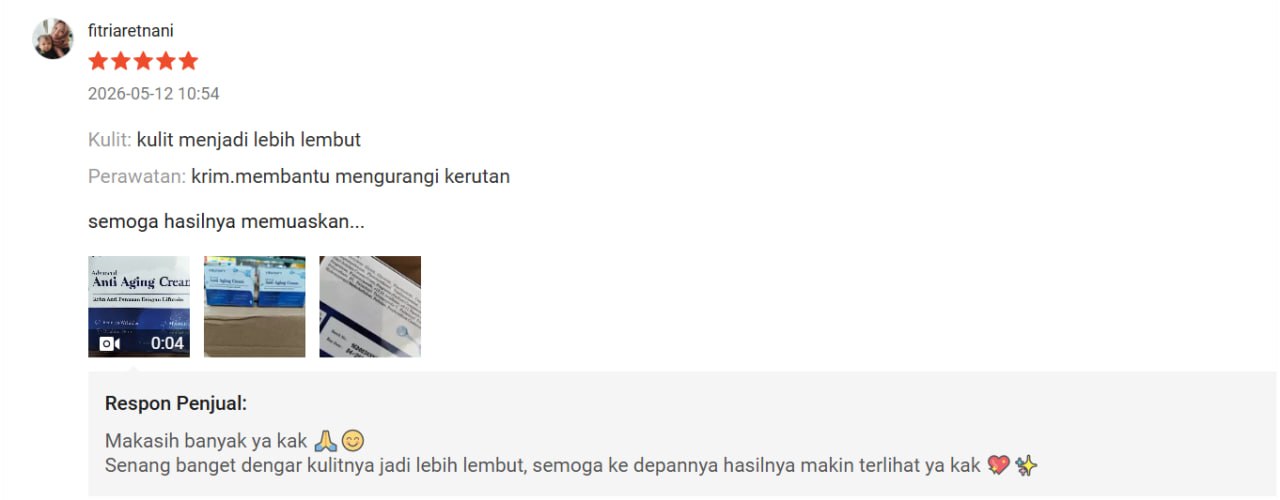 Ulasan video pelanggan